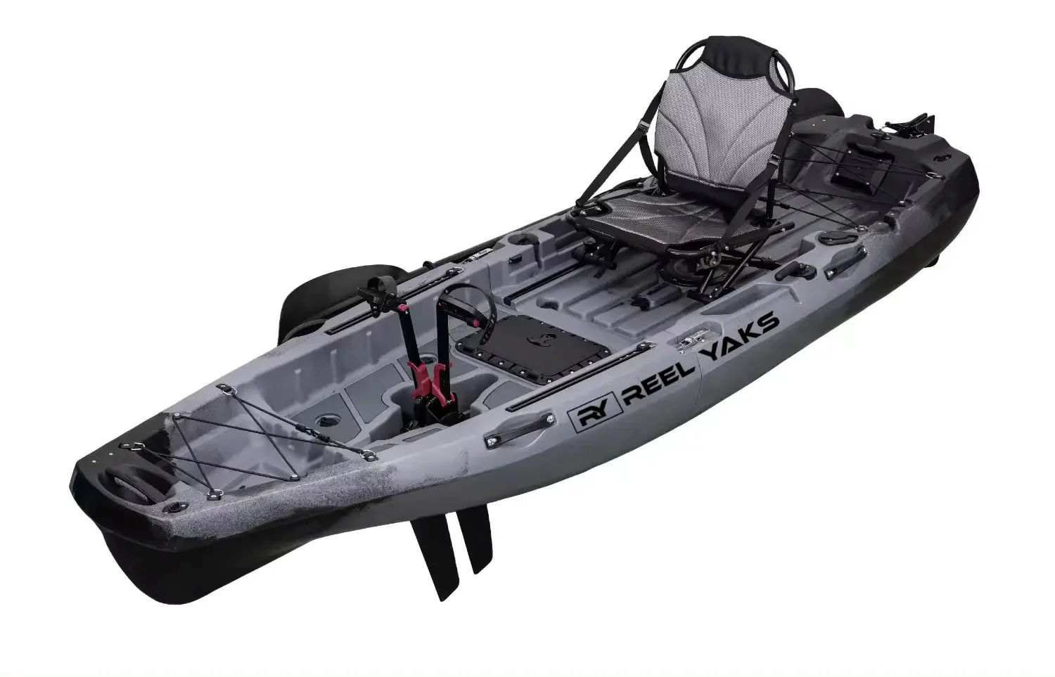 10ft Radar Modular Fin Drive Pedal Fishing Kayak | 430lbs Capacity | 2 Piece - Image 3