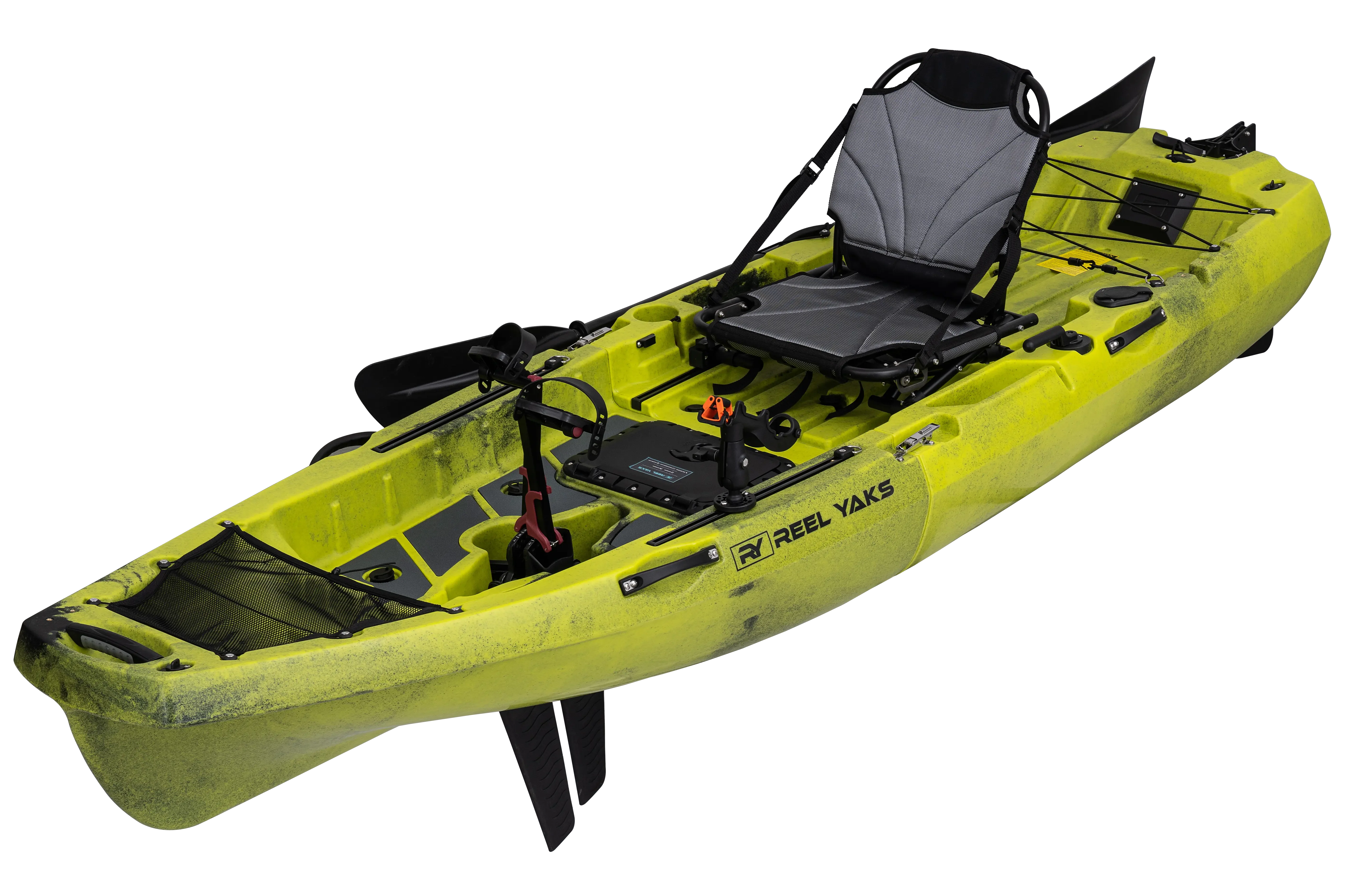 10ft Radar Modular Fin Drive Pedal Fishing Kayak | 430lbs Capacity | 2 Piece - Image 5