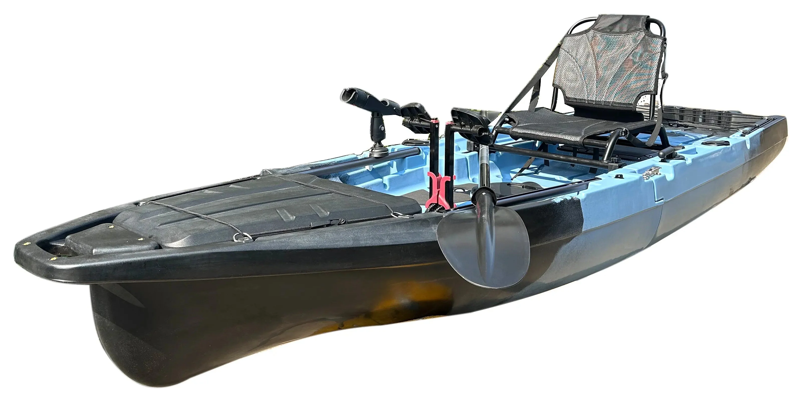 10ft Recon Modular Fin Drive Pedal Fishing Kayak | 430lbs Capacity | 2 Piece - Image 7