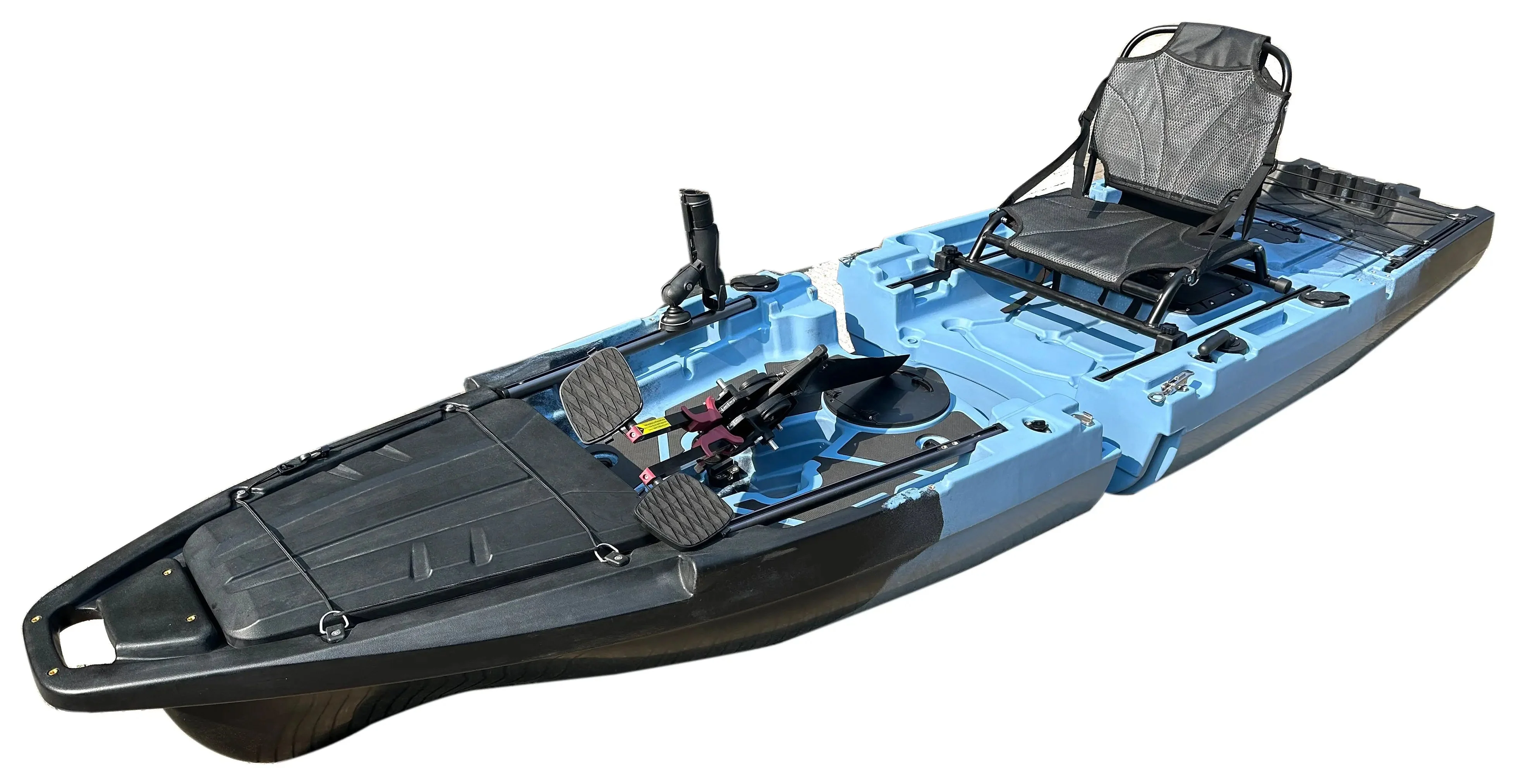 10ft Recon Modular Prop Drive Pedal Fishing Kayak | 430lbs Capacity | 2 Piece - Image 3